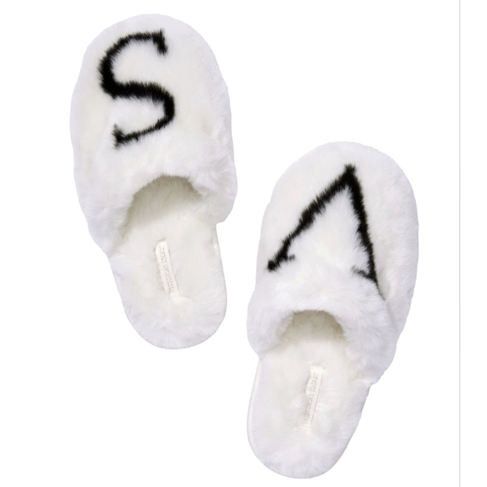 VICTORIA'S SECRET SLIPPERS SIZE M - Picture 1 of 2
